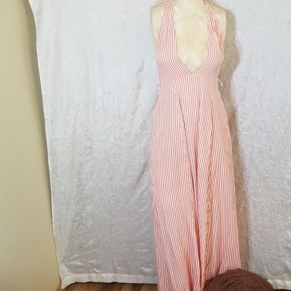 Forever 21 Dresses & Skirts - 4/20 Forever 21 maxi dress pink white stripes s